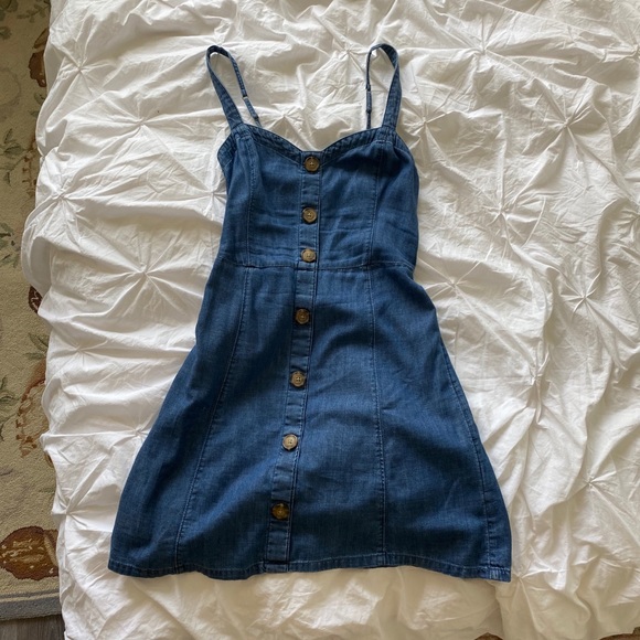 Abercrombie & Fitch Dresses & Skirts - Abercrombie & Fitch soft denim mini dress, S